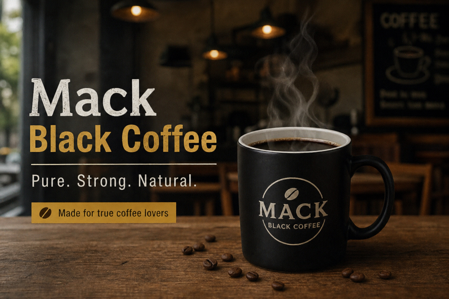 Standard plan — Mack black coffee post at 720p with lower medium detail